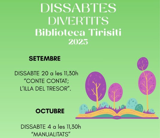 El Ayuntamiento de Alcoy impulsa el ciclo “Dissabtes Divertits” en la Biblioteca Tirisiti